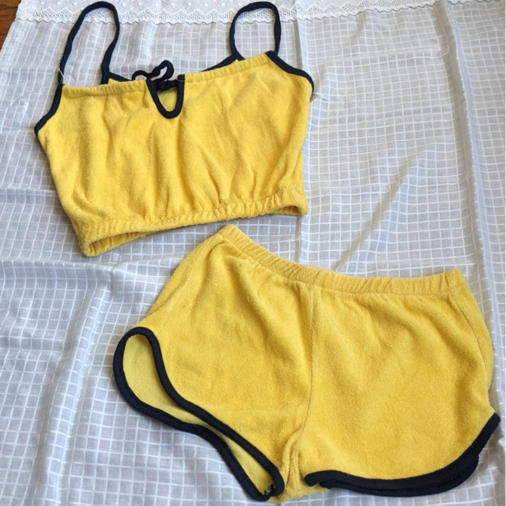 Vintage Terrycloth 2-piece Tank & Short set
